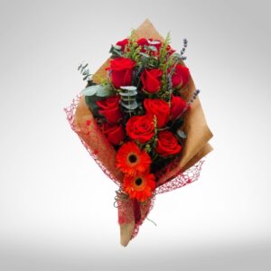 Bouquet de Rosas y Gerberas